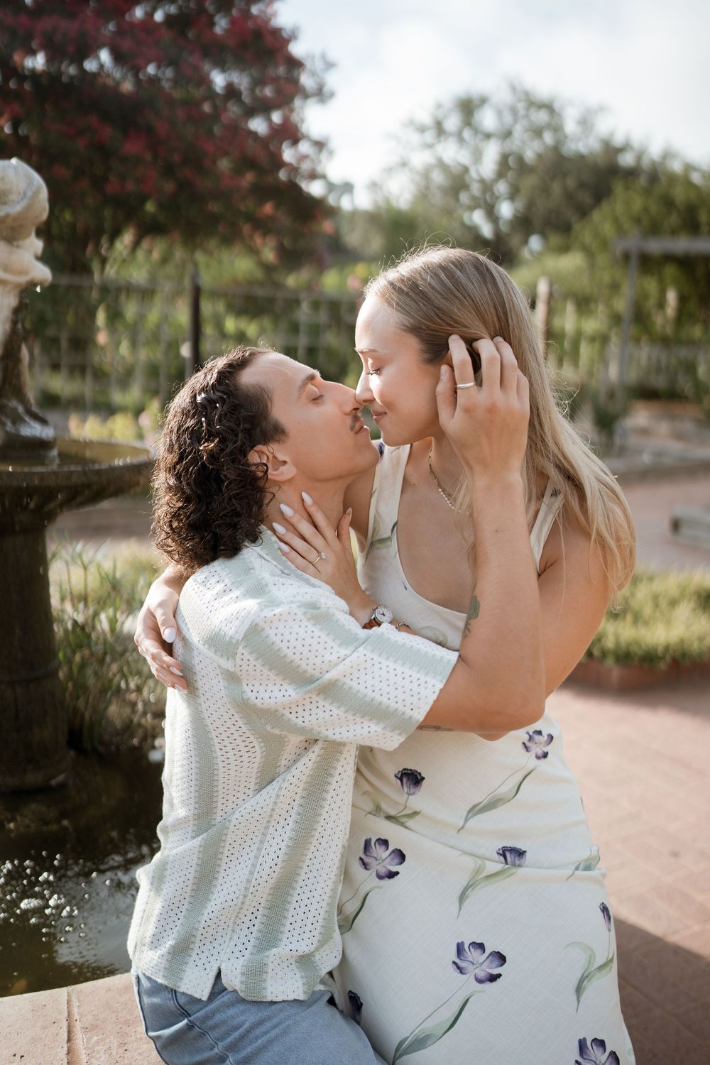 wedding photographer botanical gardens san antonio