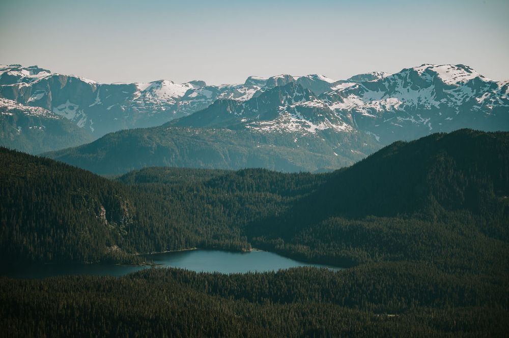 Mt Washington view of landscape mountains, glaciers and trees chairlift Photography by Photographer Soulfull Photographs