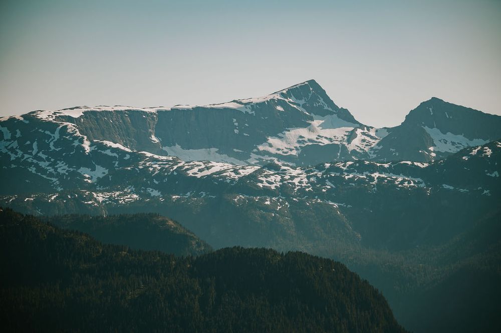 Mt Washington view of landscape mountains, glaciers and trees chairlift Photography by Photographer Soulfull Photographs
