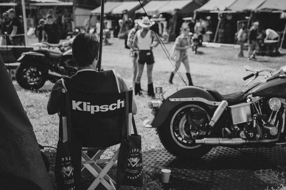 Stand Klipsch en partenariat avec Harley-Davidson