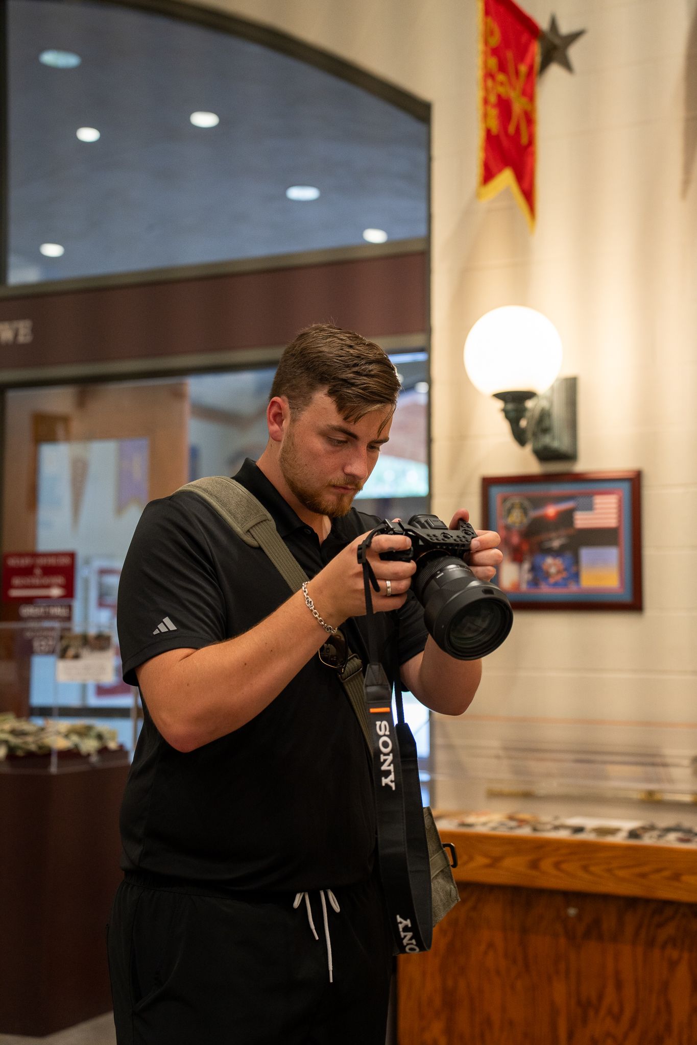 Associate photographer Brandon collaborating on projects in Bryan, Texas, capturing stunning images.