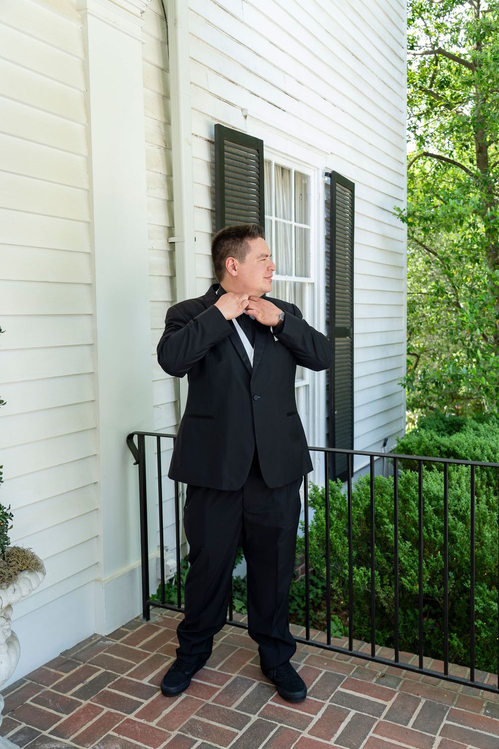 Primrose Cottage Wedding Photographs, groom photos
