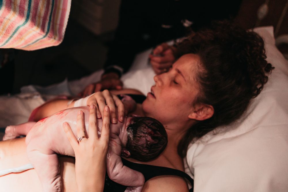 Brisbane Mater Mothers Hospital Birth Long Labour Natural Birth Photography with Husband Support System