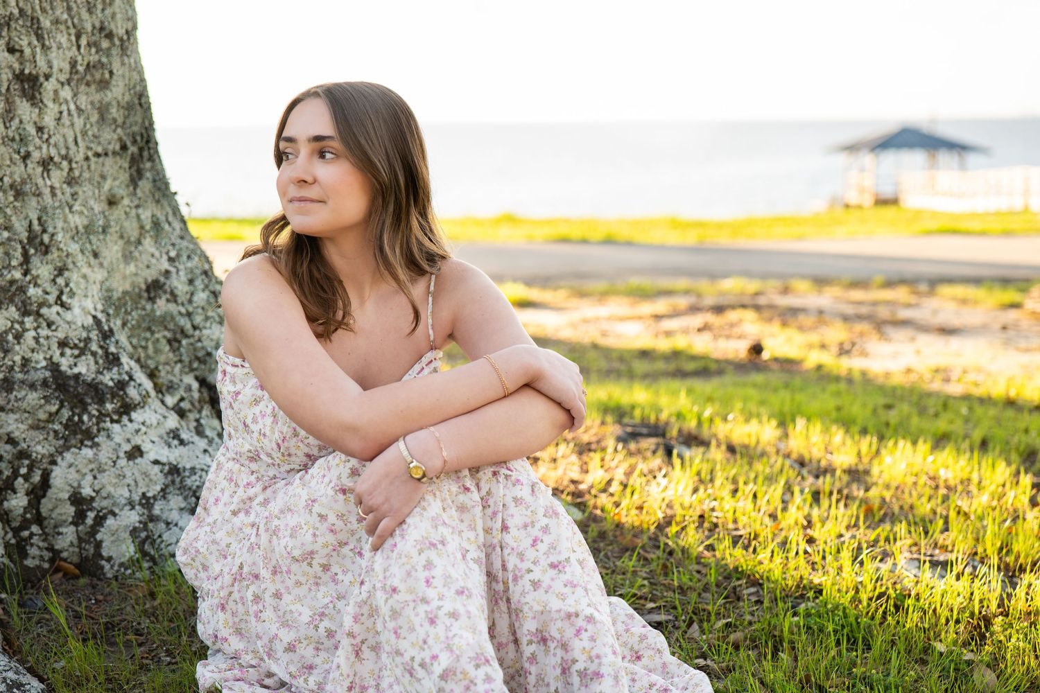 Senior Portrait in front of a tree