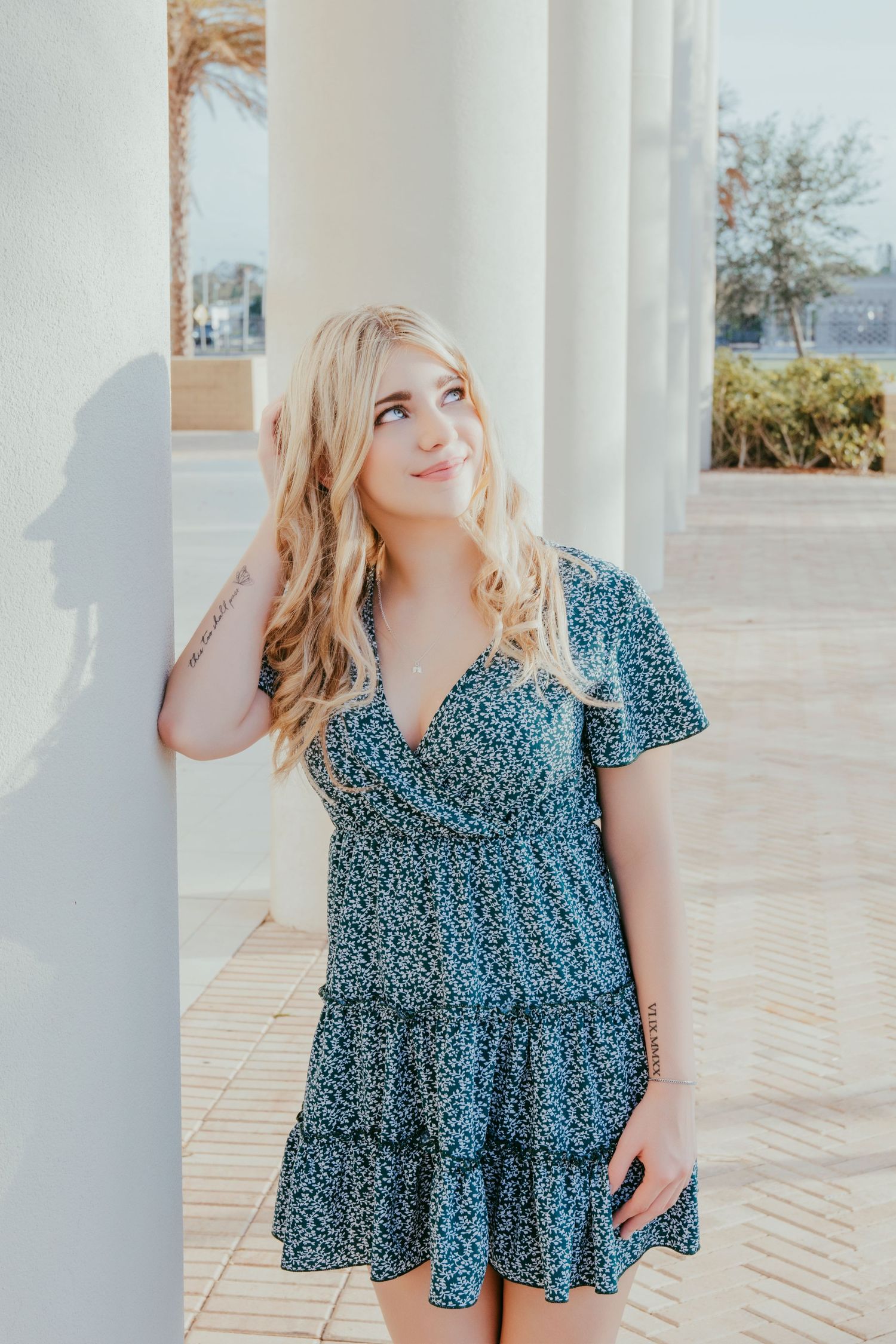 Venice High School Senior Girl Portraits on Campus – Class of 2025