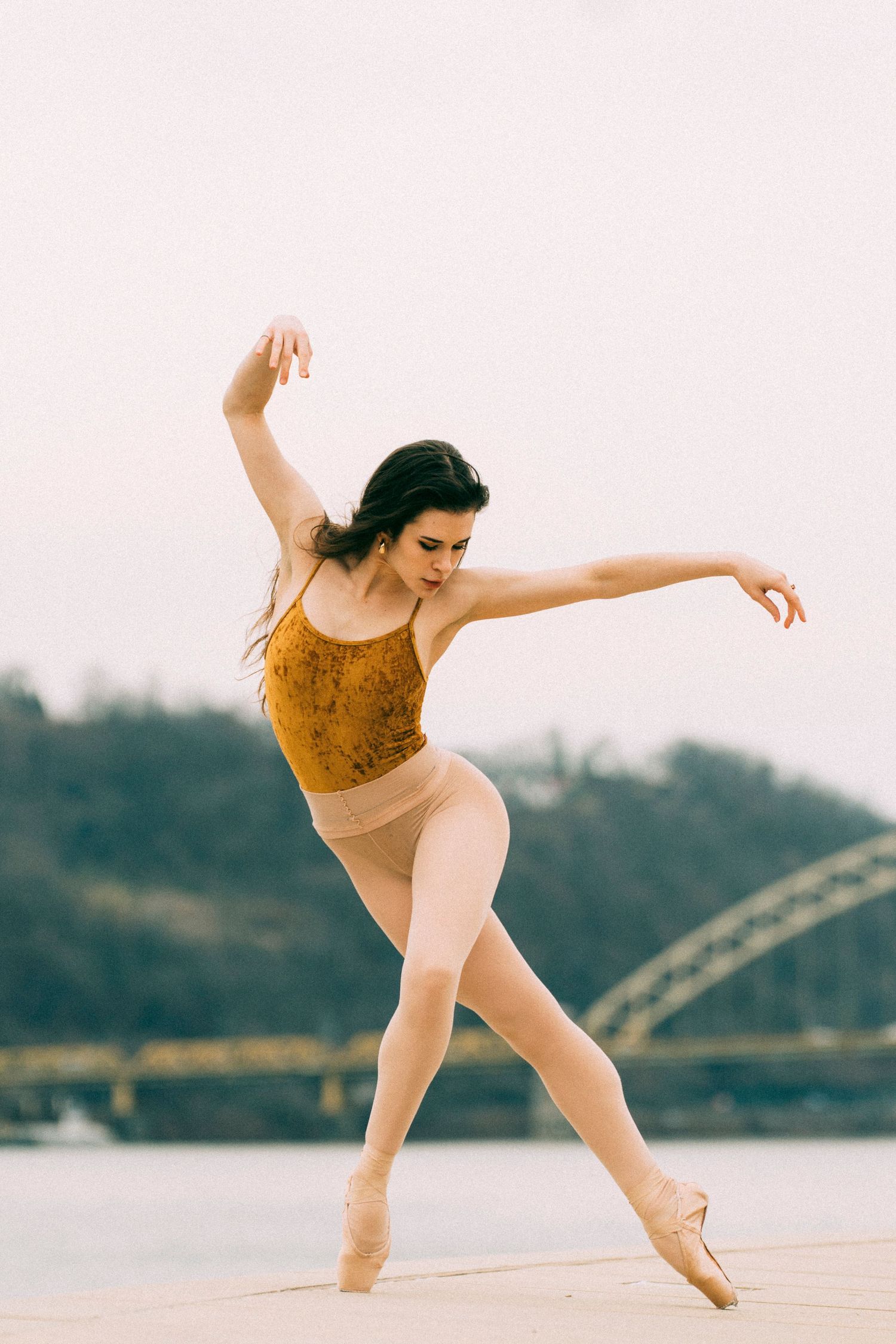 Pittsburgh dance photography highlighting ballerina’s fluid movement and form