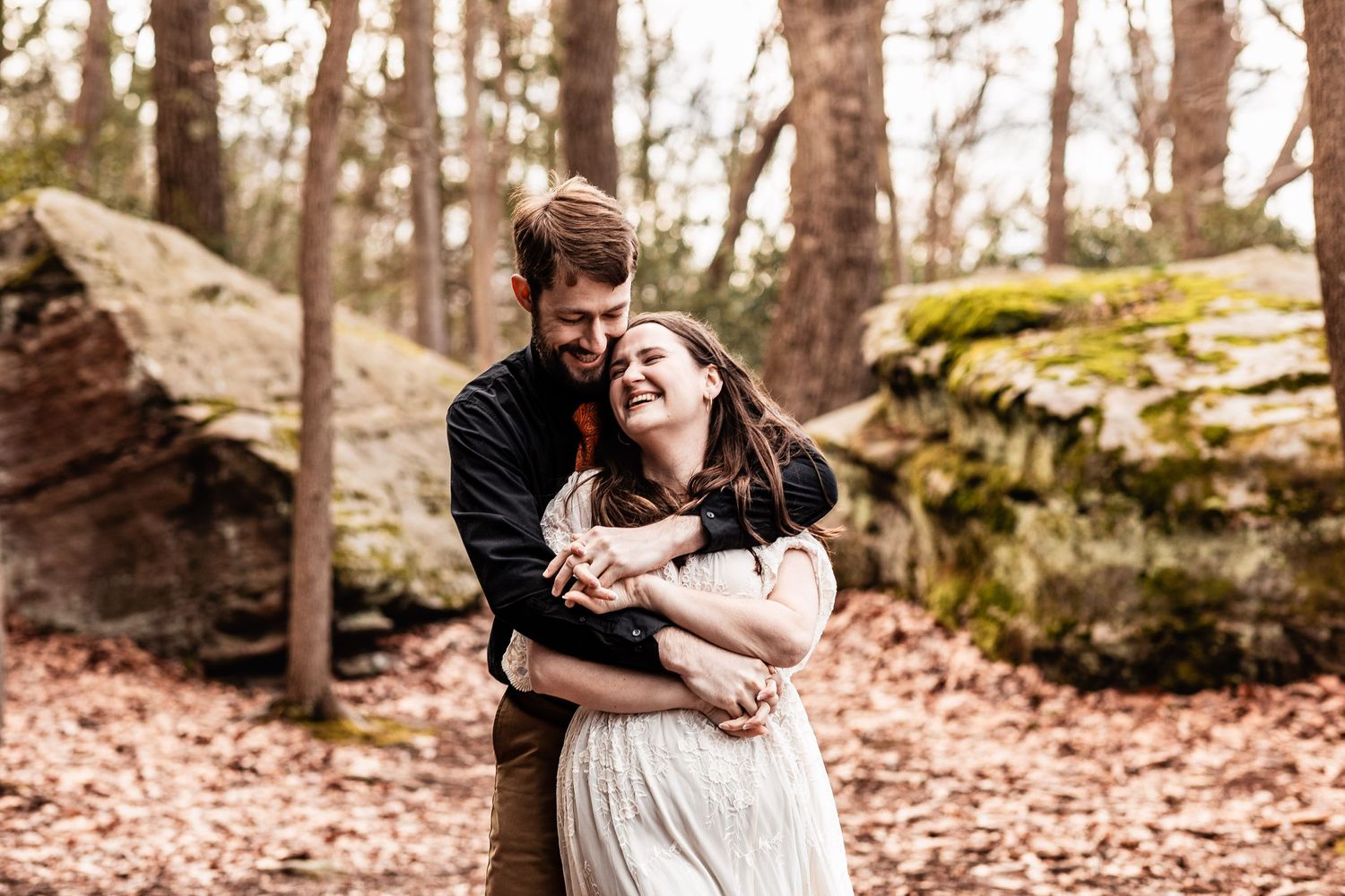 WV engagement session at Coopers Rock State Park