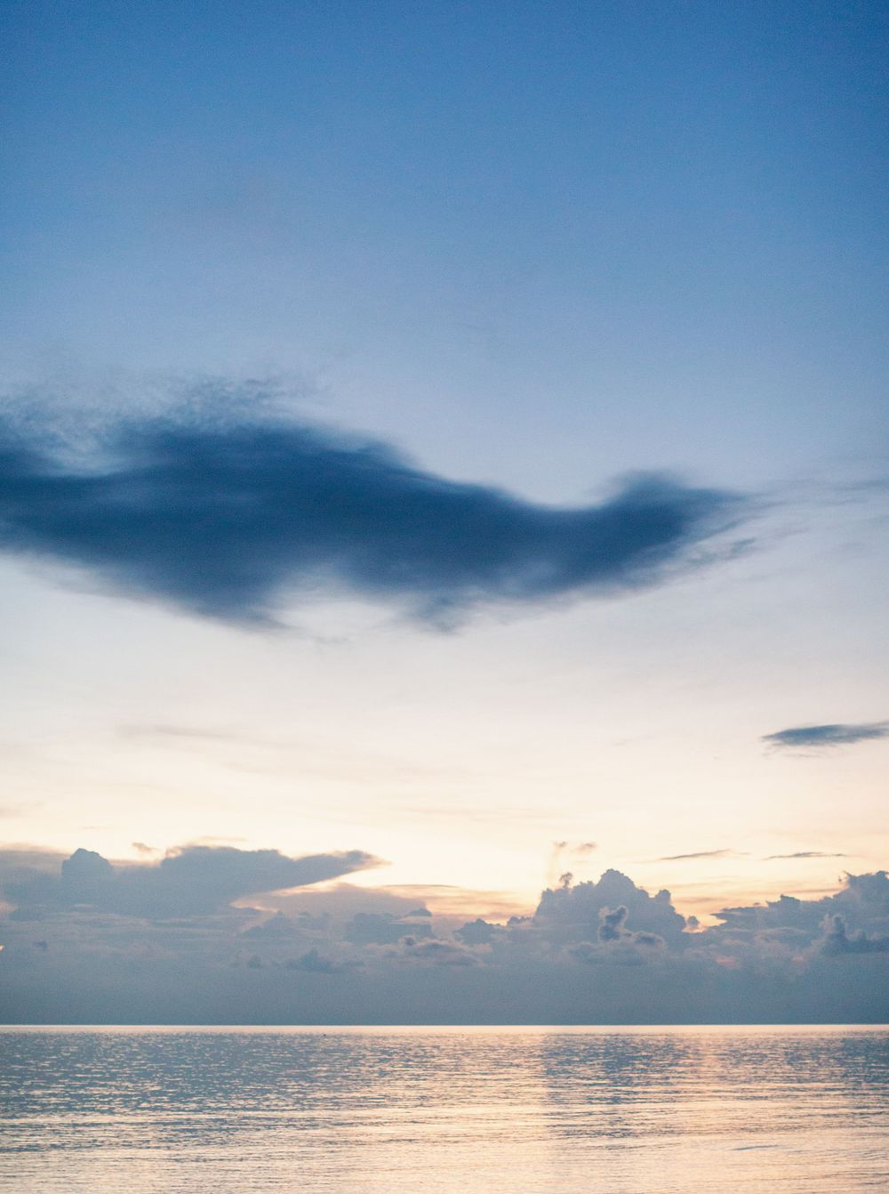 Ocean view in Amanpulo, Philippines.