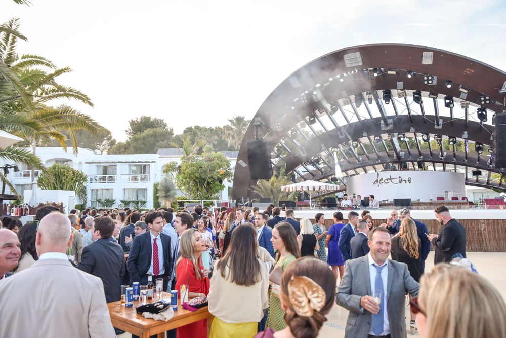Wedding party at Destino five ibiza