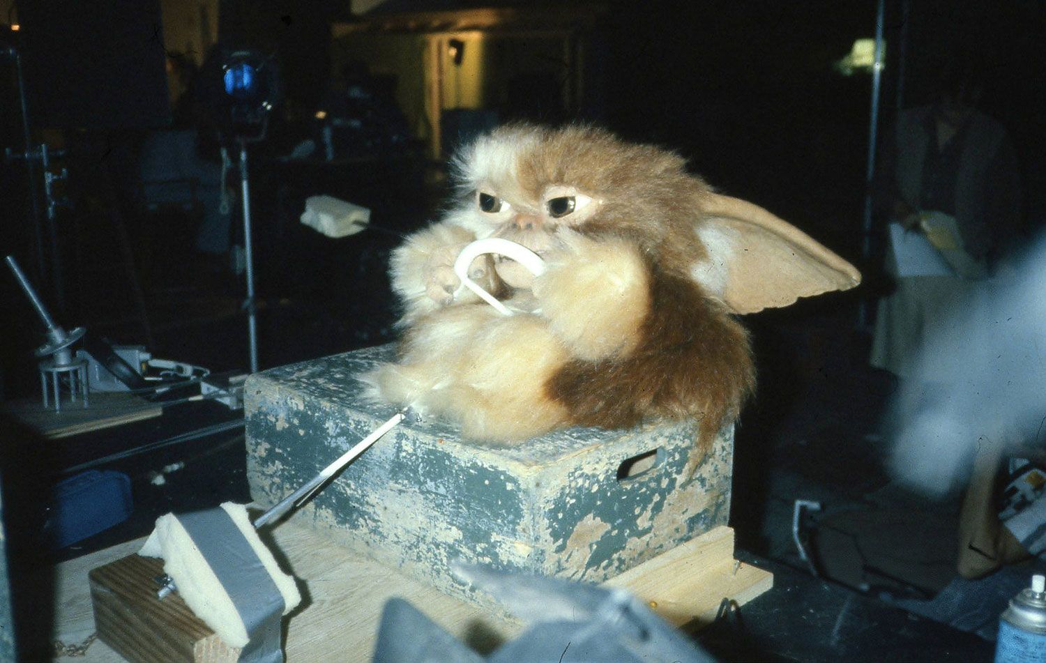 Oversized Gizmo puppet from Gremlins