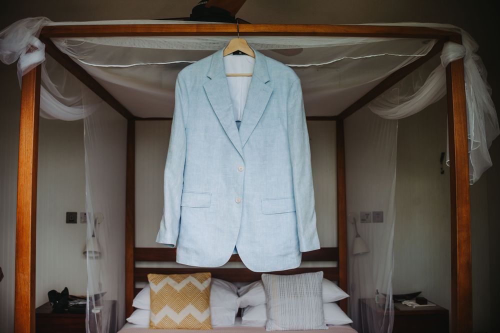Groom prep - Destination wedding at Cosmos Villa in Soufriere, St Lucia