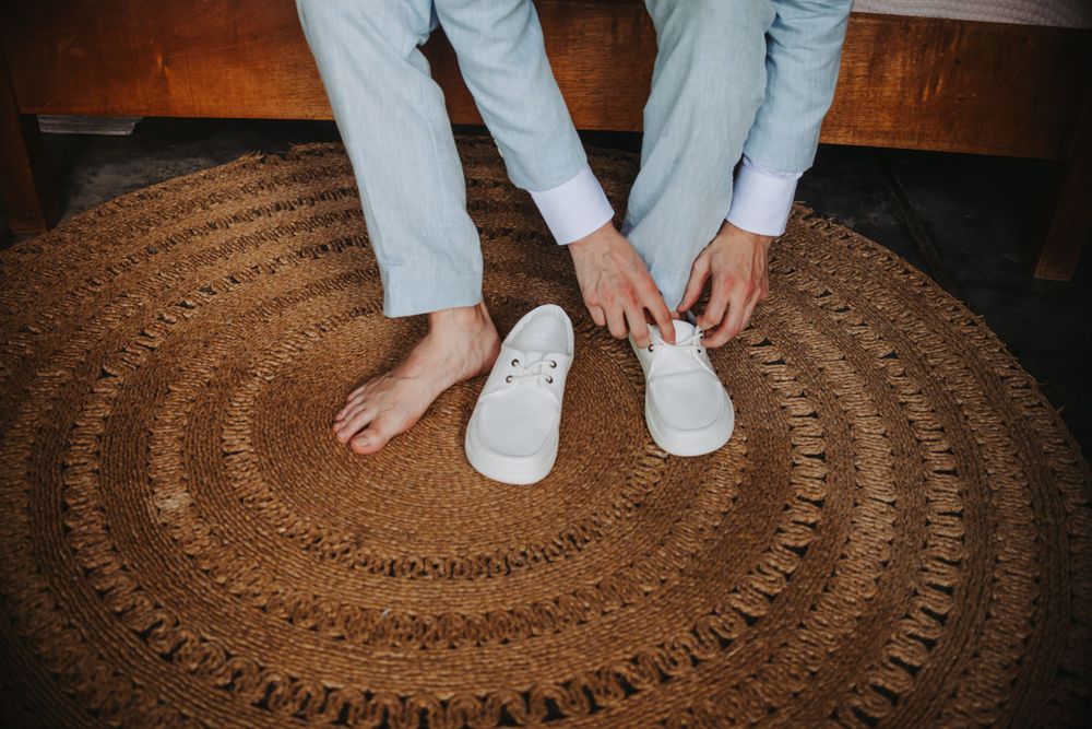 Groom prep - Destination wedding at Cosmos Villa in Soufriere, St Lucia