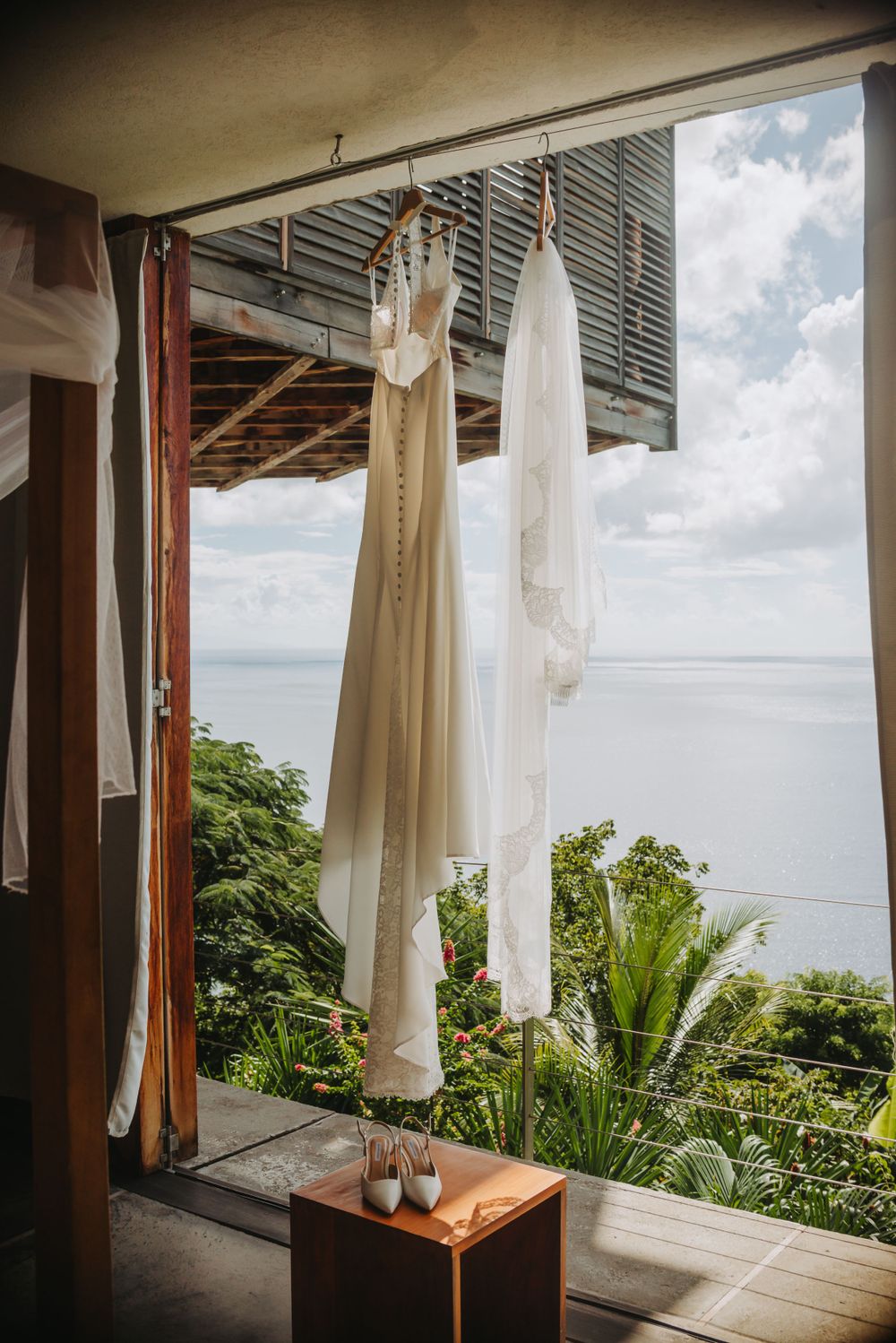Bride prep- Destination wedding at Cosmos Villa in Soufriere, St Lucia by Alberta Henry Photography, St. Lucia Wedding Photographer