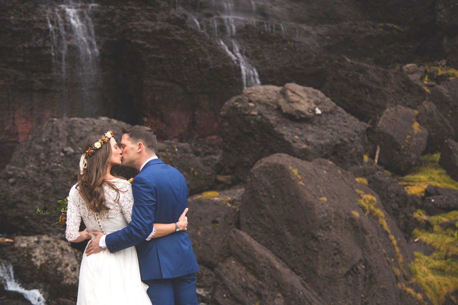 Telluride Bridal Veil Falls elopement wedding