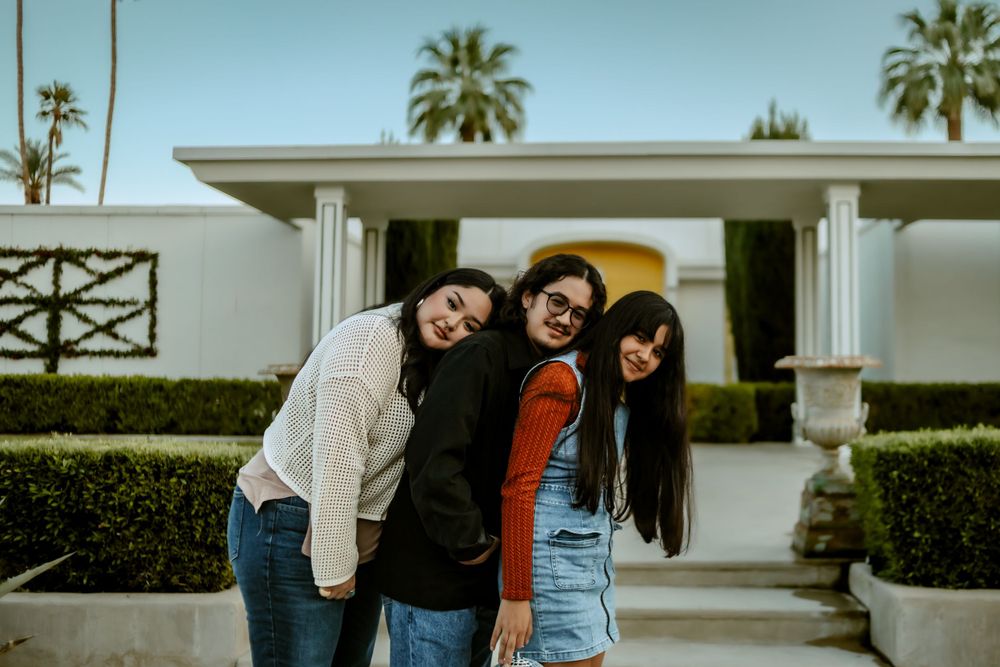 Artistic family photography in Palm Springs, California
