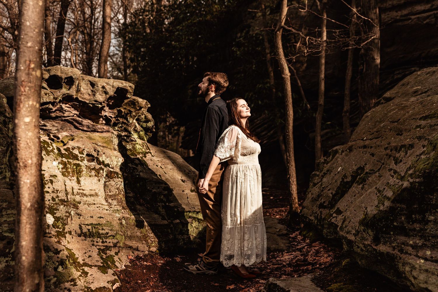 WV engagement session at Coopers Rock State Park