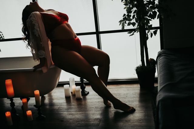 Boudoir photography for anniversary gift in Billings, Montana