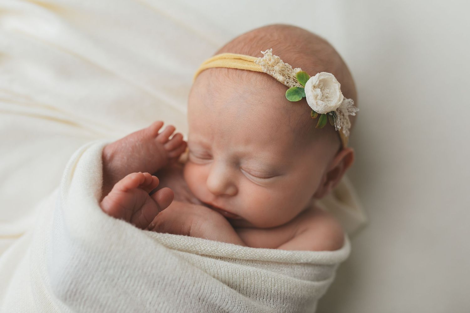 Newborn Girl Session classic studio session