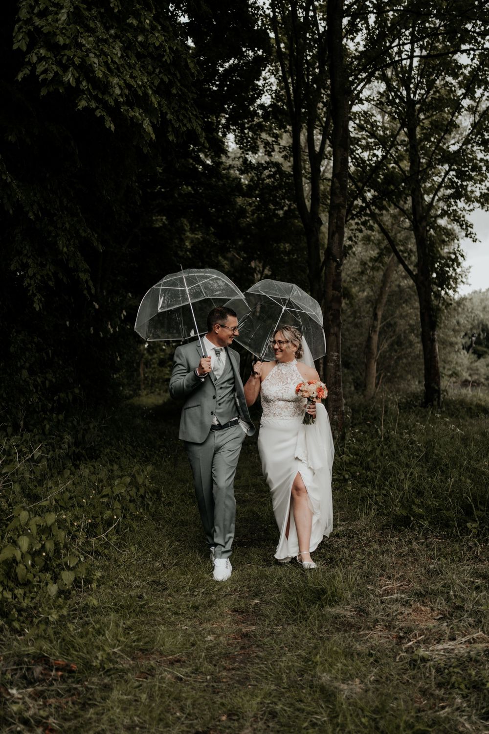 Fotoshoot met bruidspaar in Heelweg, Achterhoek