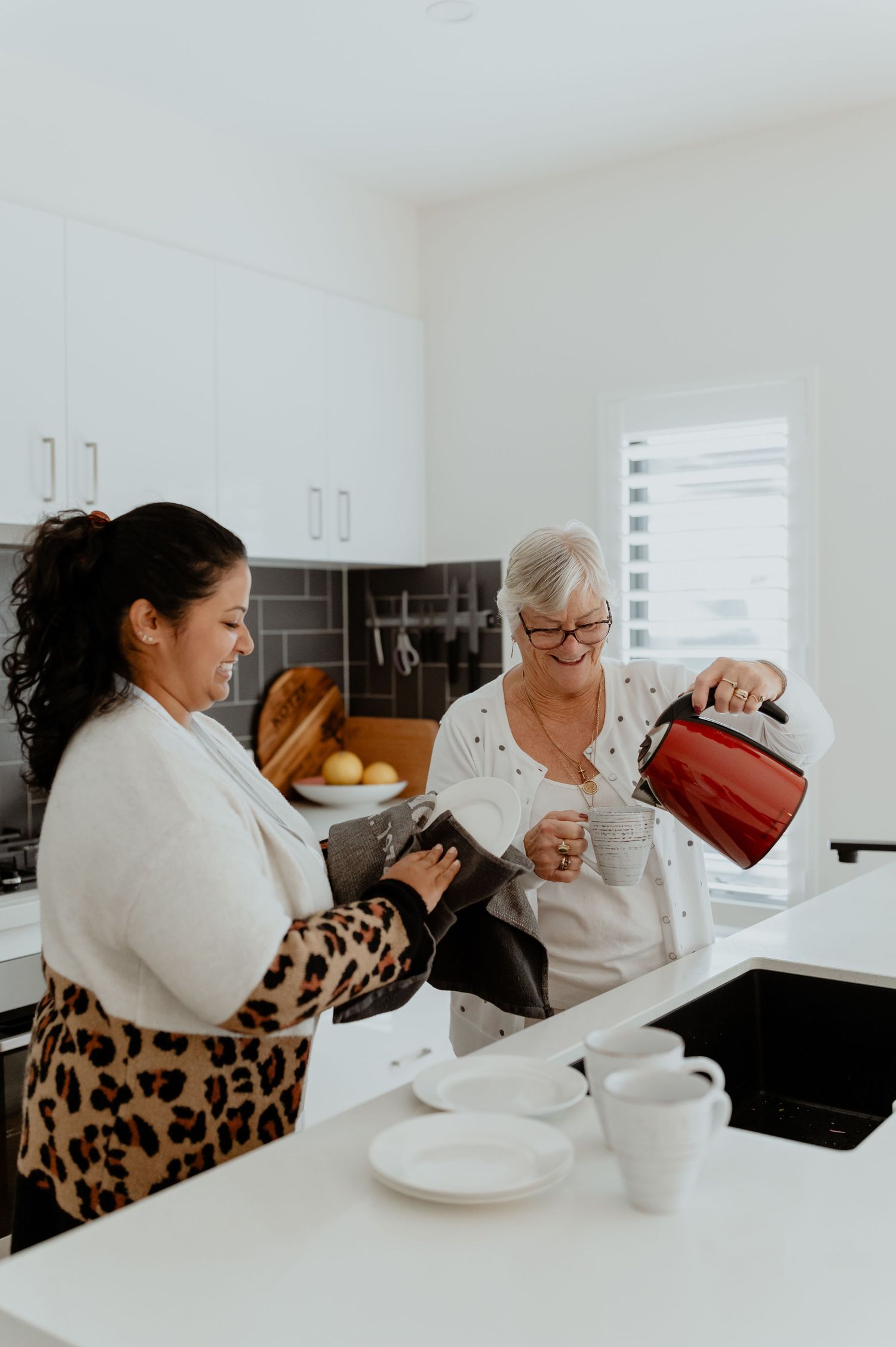 Branding photograph of Happy Valley Home Care team in a relaxed and welcoming setting