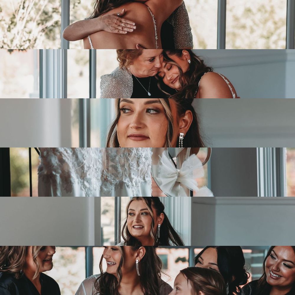 Wedding preparation candids showing joyful moments and laughter during pre-ceremony celebrations.