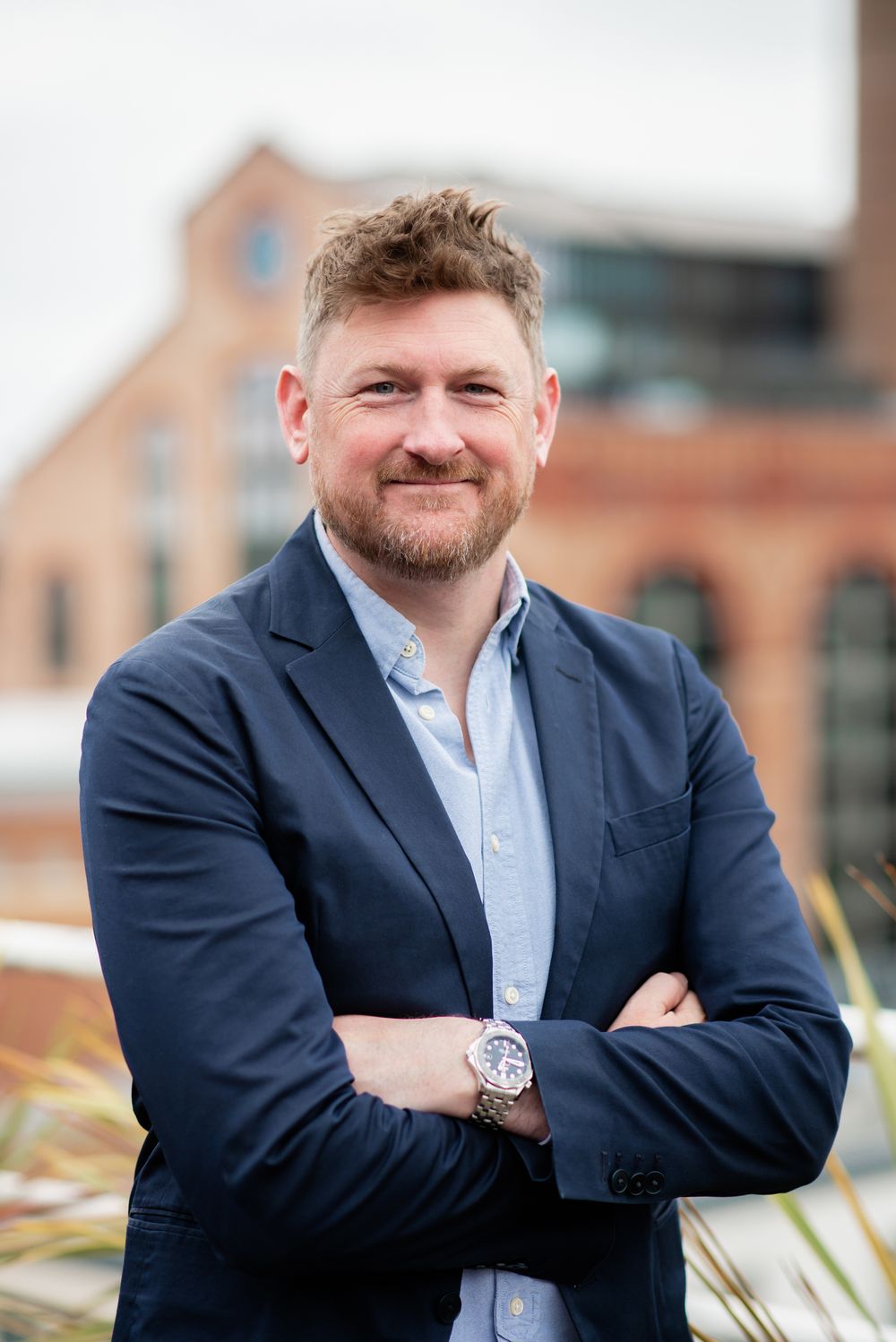 Professional headshot outdoors in Chelsea London