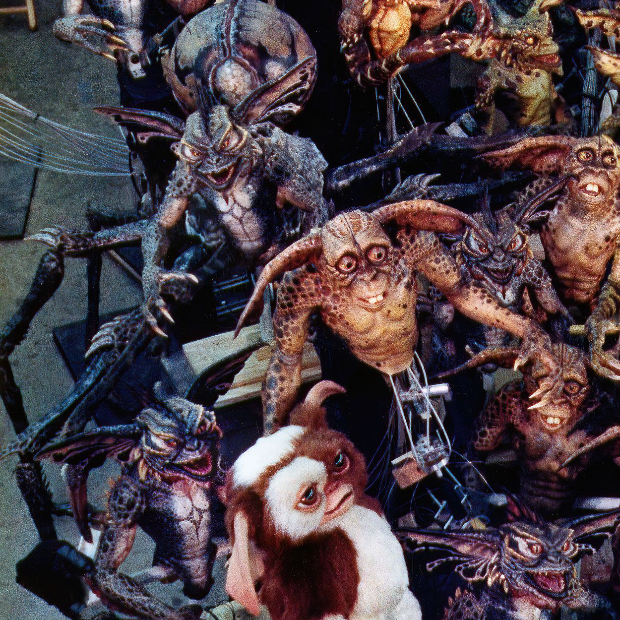 Group photo of Gremlins puppets