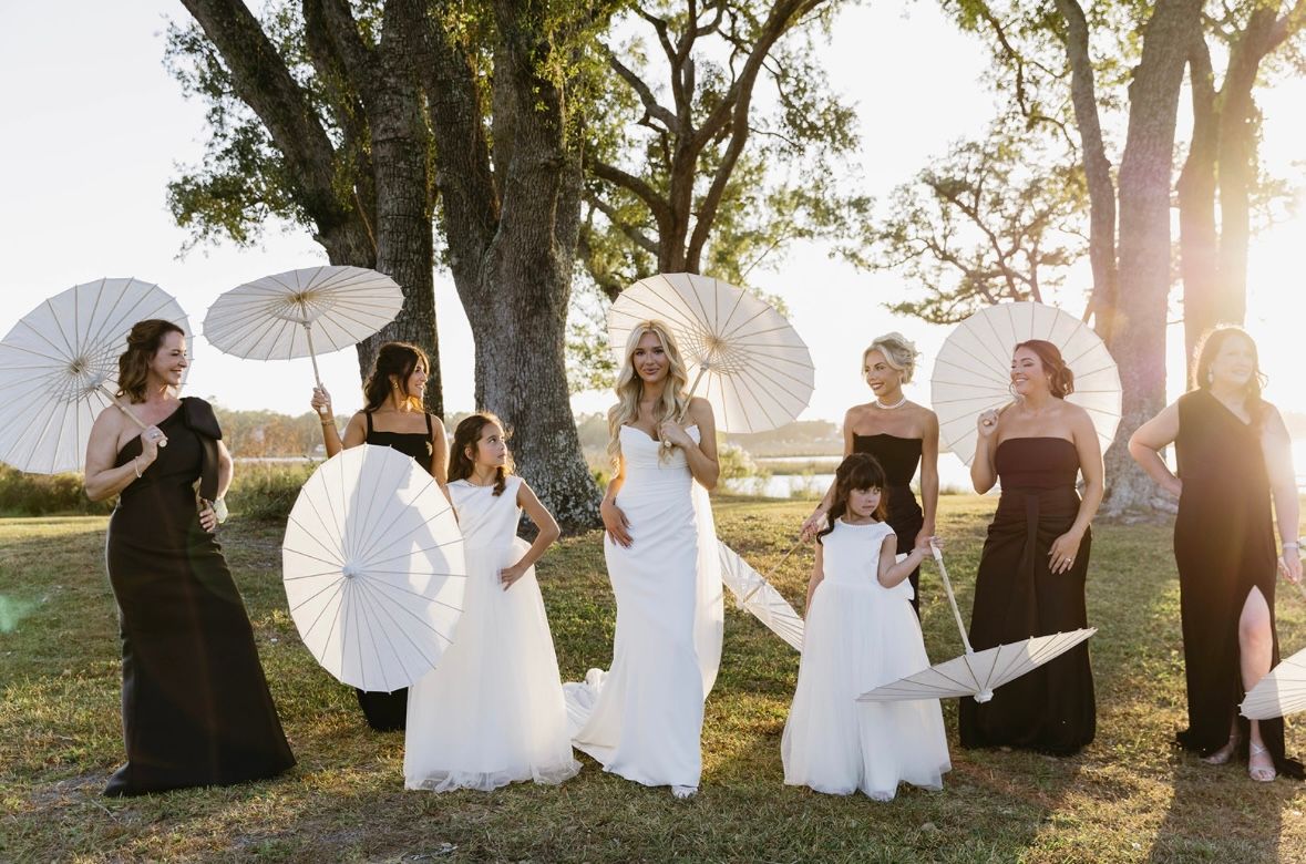 modern and minimal wedding bride and groom Elvis inspired wedding