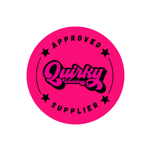 Pink silhouette of classic car hood ornament on black background for approved supplier logo badge design.