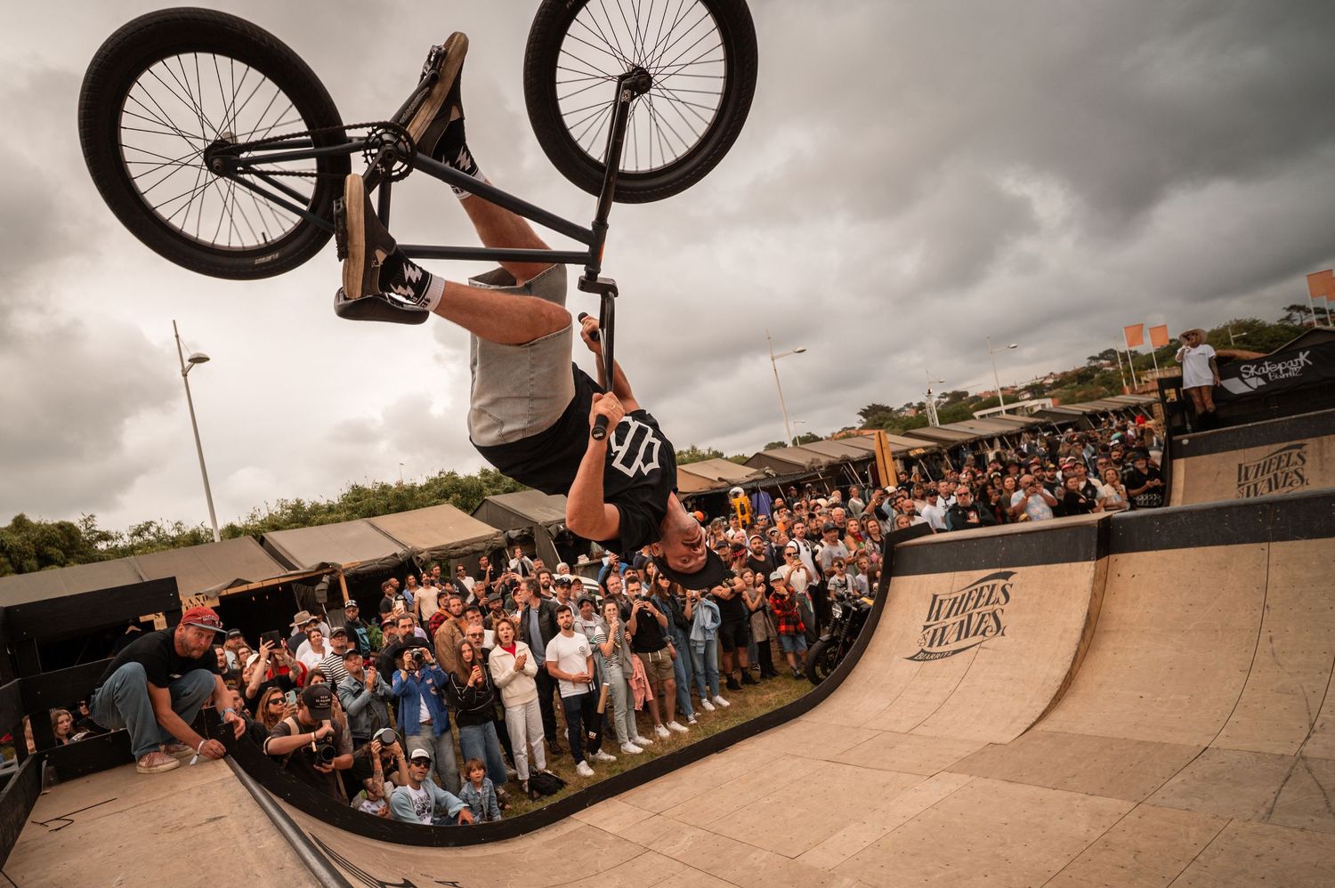 Les riders bmx de la team Harley-Davidson
