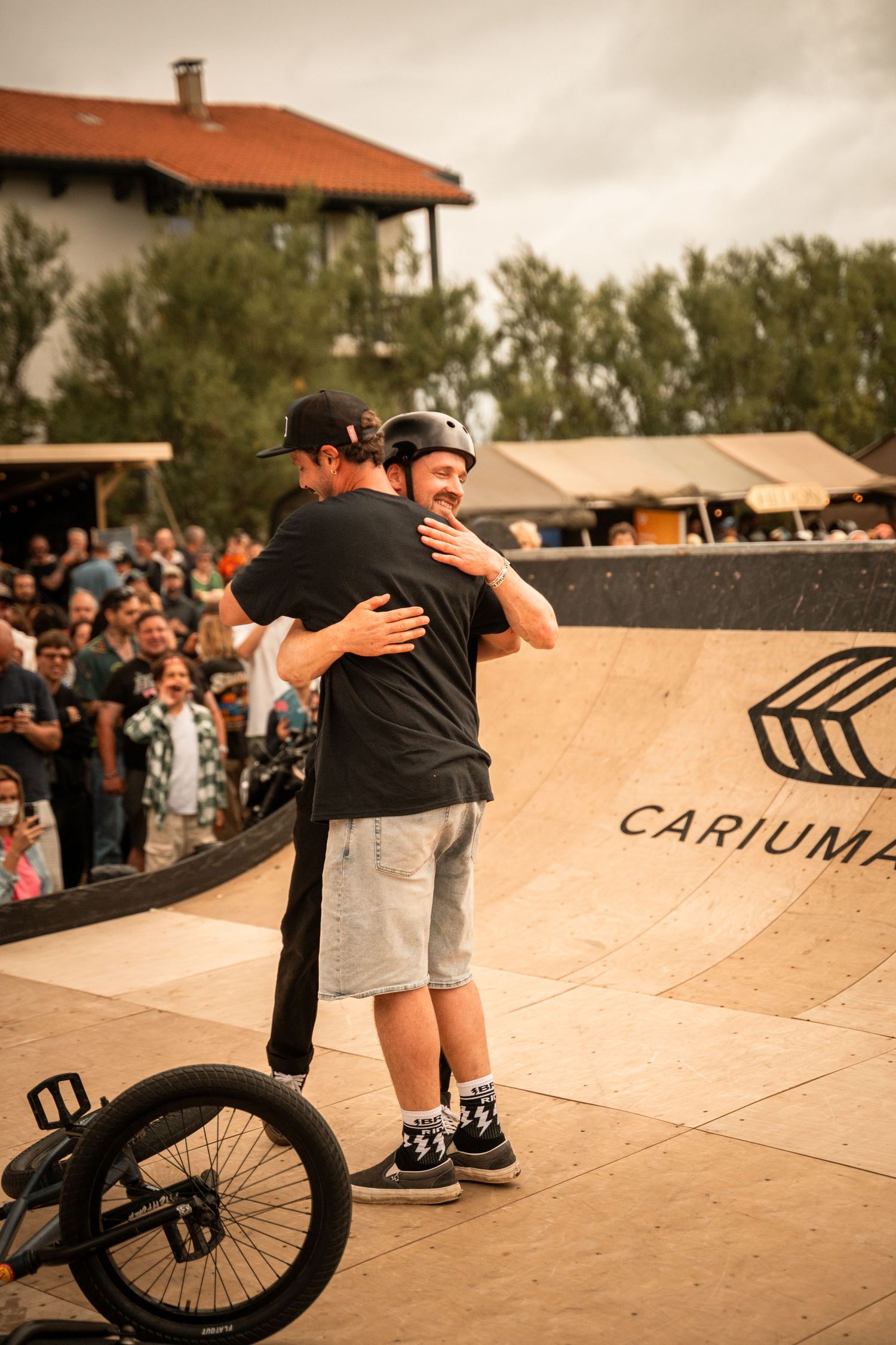 Les riders bmx de la team Harley-Davidson