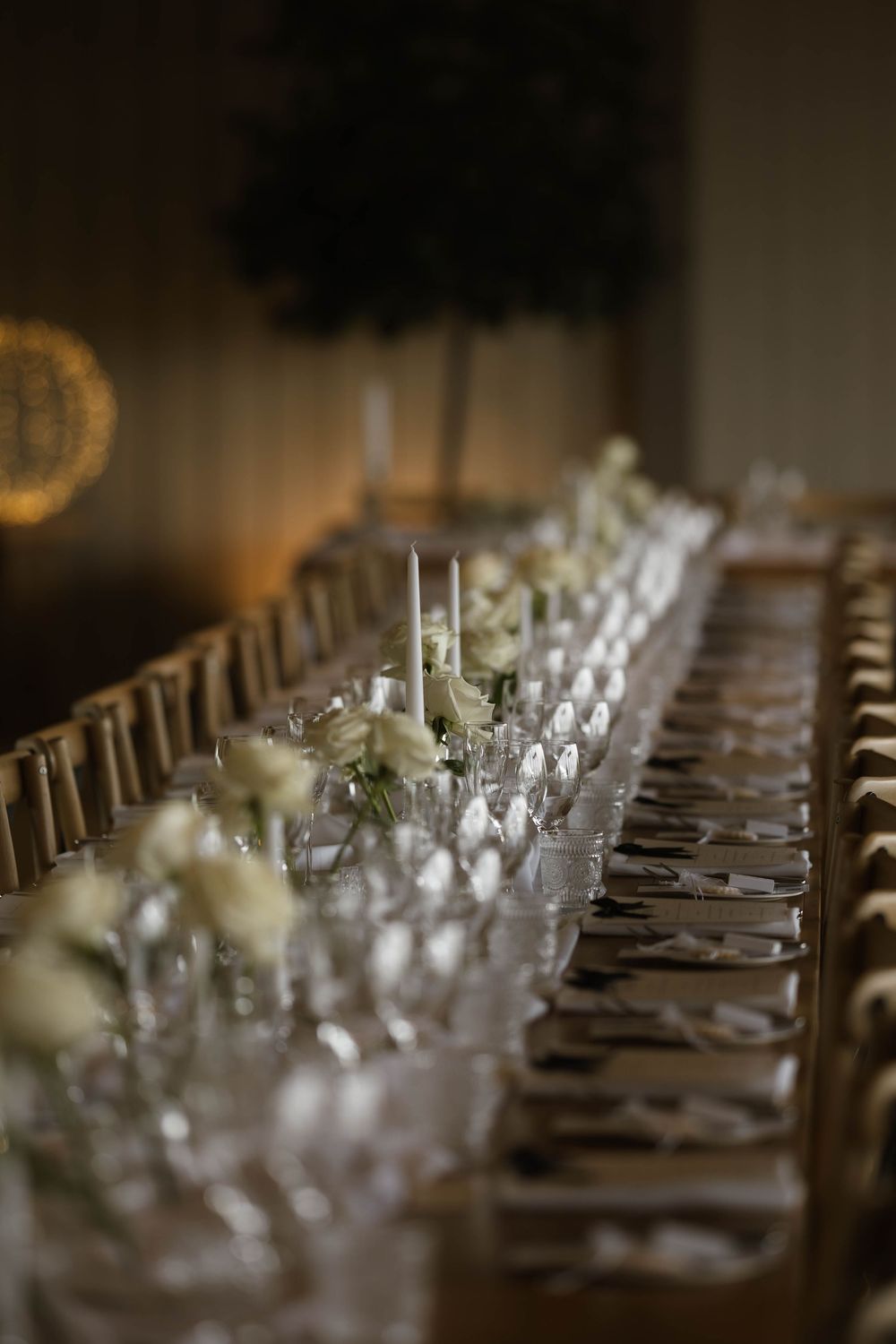 wedding breakfast styling at Primrose Hill farm Wedding- Photo by Primrose Hill Farm Wedding Photographer, Olivia J Morgan Photography