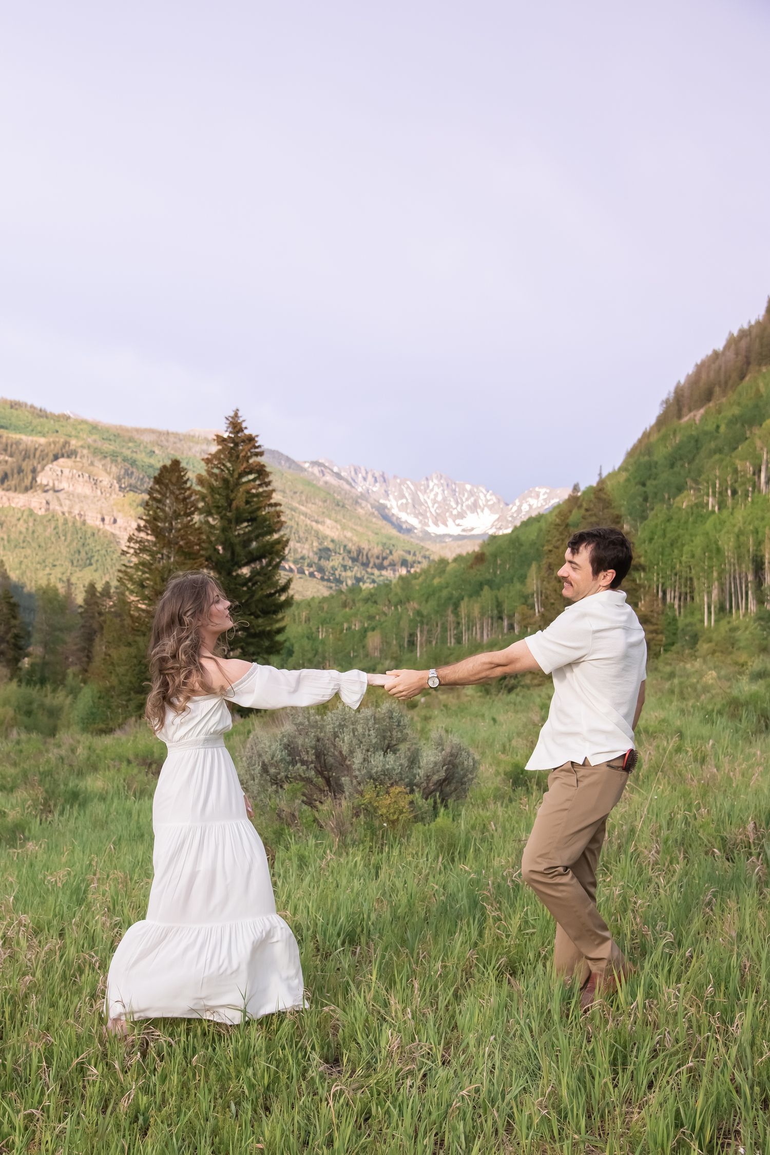 Vail engagement photos