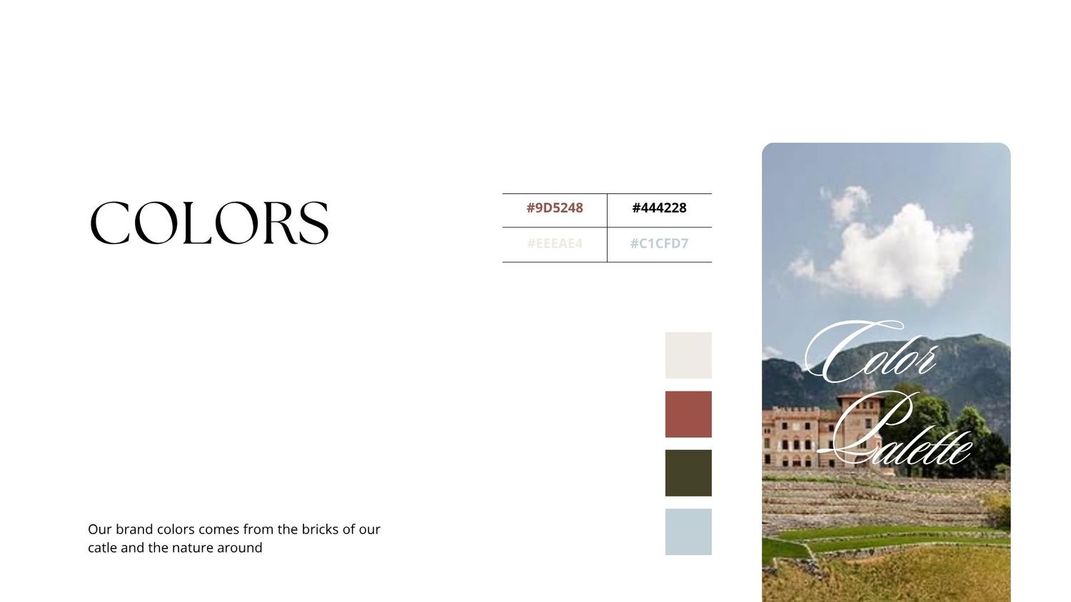 Website layout displaying a collection of scenic photos and architectural images arranged in a grid format.