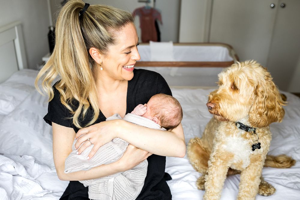can our dog be in newborn photos