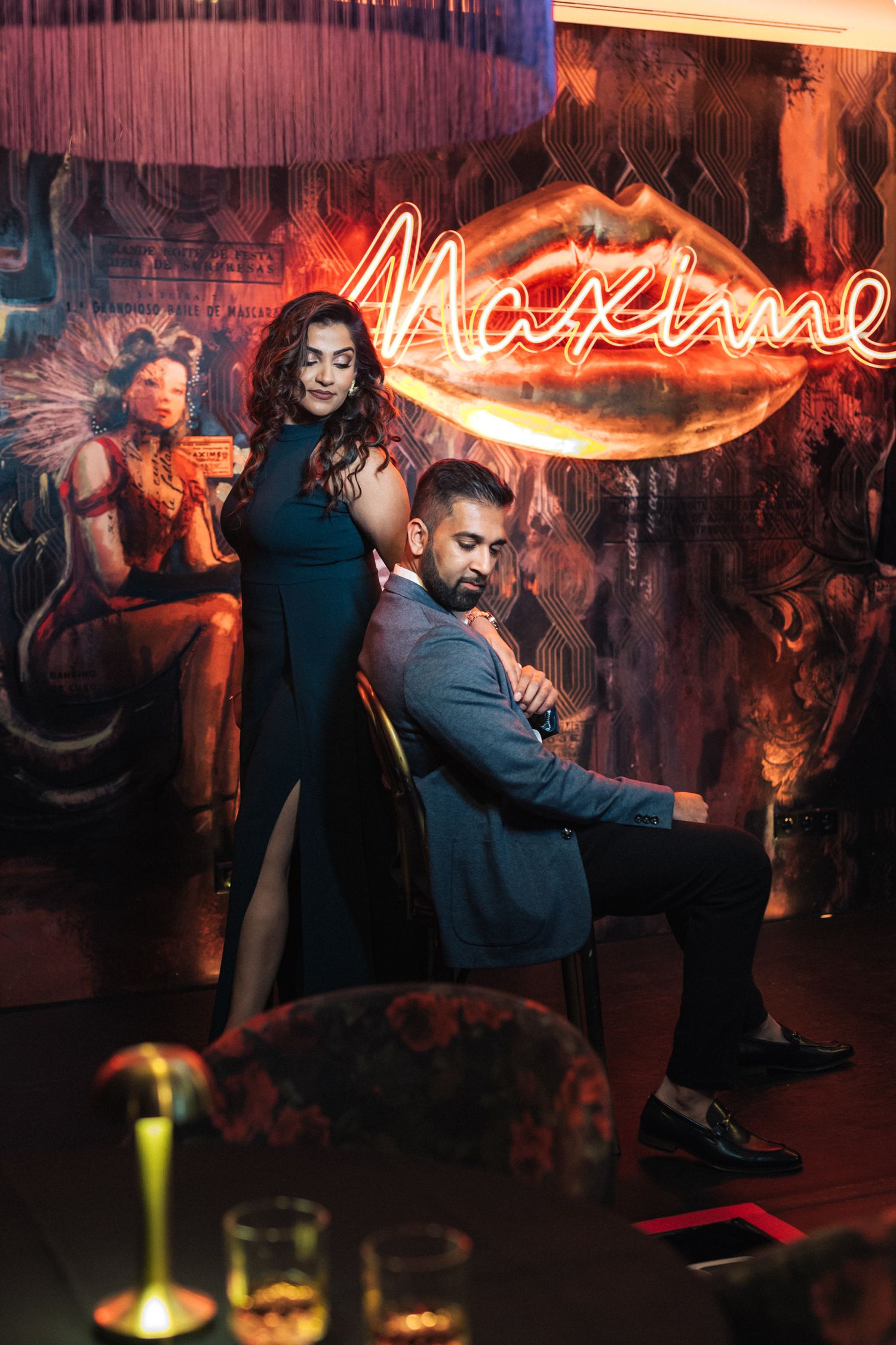 Portugal wedding photographer captures engagement photoshoot at Maxime Hotel Lisbon, with cinematic & editorial photo style