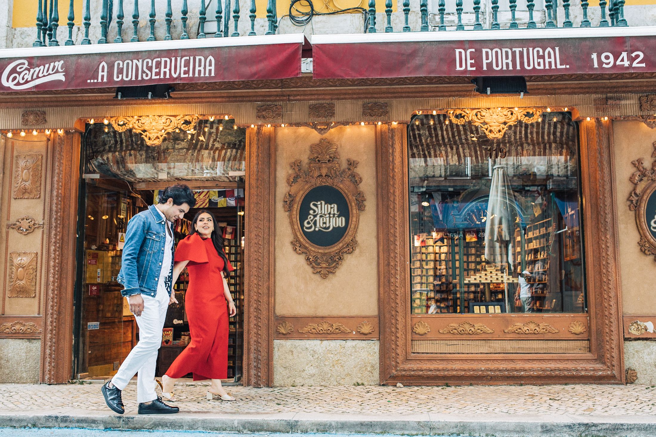 Pre-wedding photography in Lisbon for Indian couple visiting Portugal.