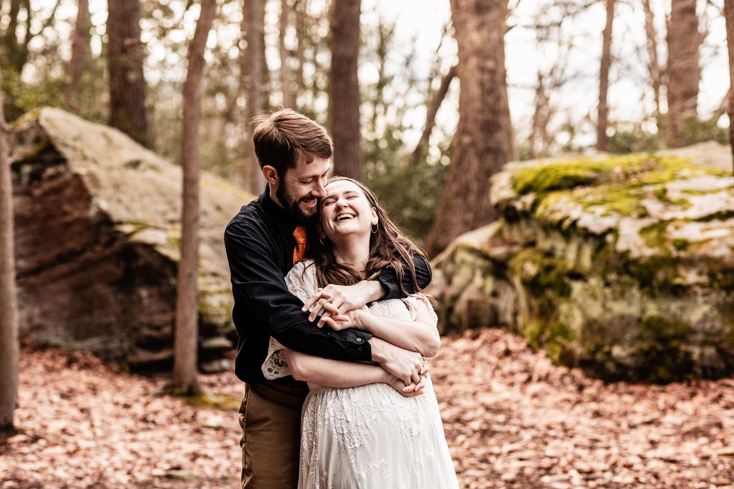 WV engagement session at Coopers Rock State Park