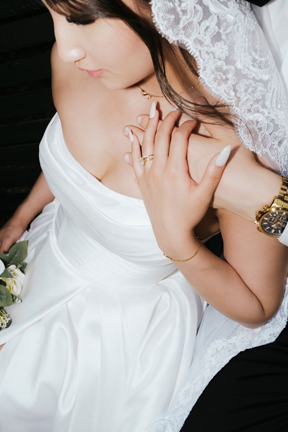 details on the bride