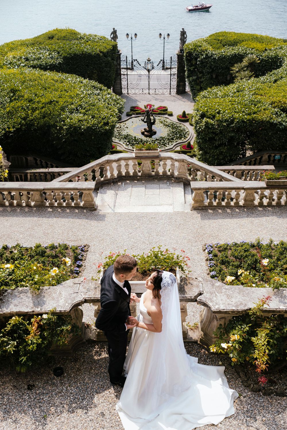 Villa Carlotta in Lake Como photoshooting