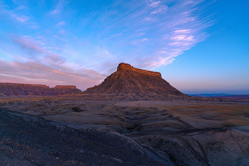 Butte in Utah near Capitol Reef National Park