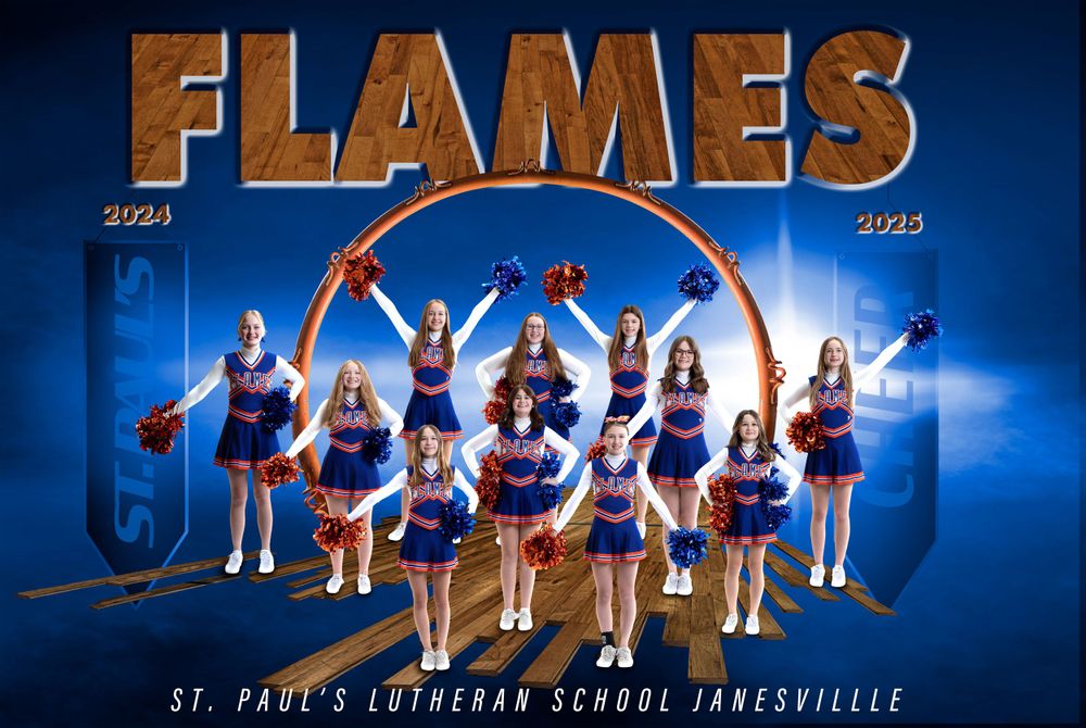 Janesville Wisconsin Photographer. Sports Photography. Sport. Portrait. Basketball. Cheer. St. Paul's Janesvill
