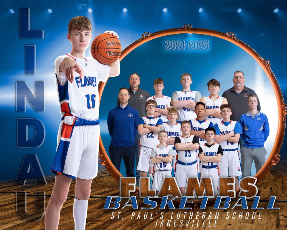 Professional Photographer Janesville Wisconsin
Sports Team Basketball
St. Pauls
Teams Leagues Schools