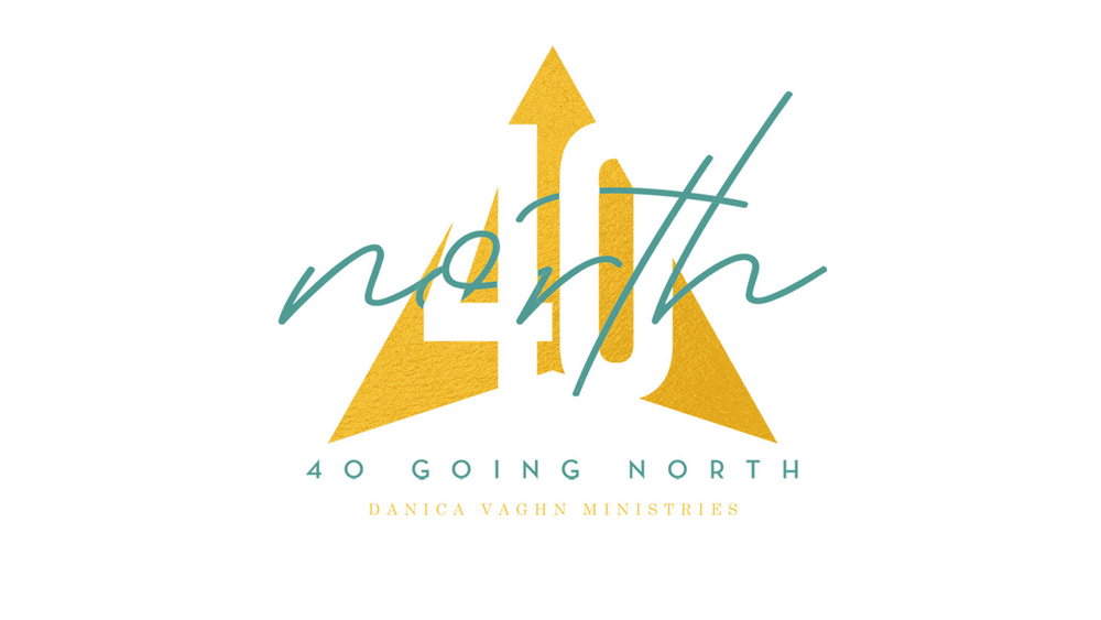 Yellow and teal 'North - Go Going North' logo design on white background.