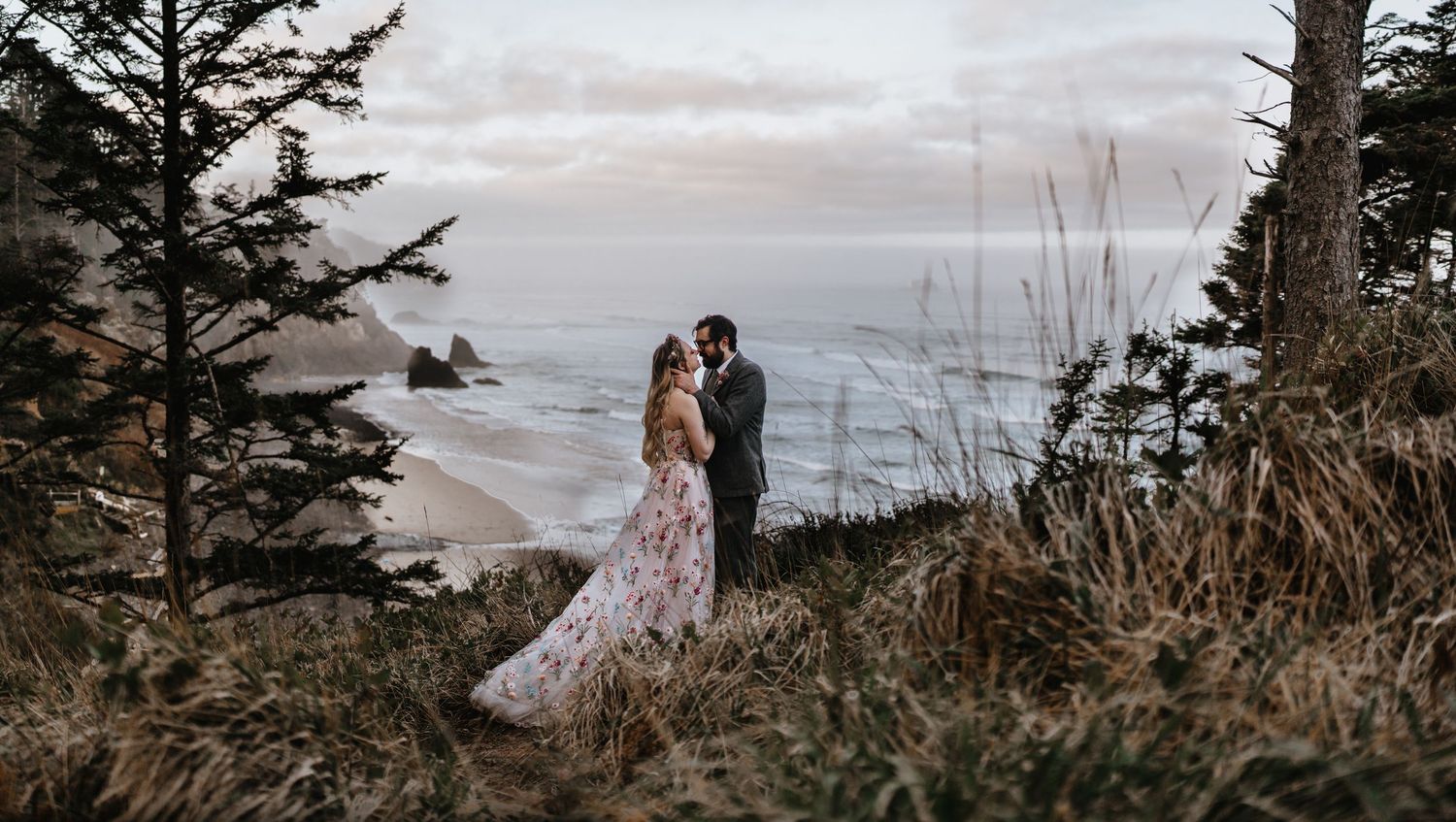Oregon coast elopement photos, David Jesse photography