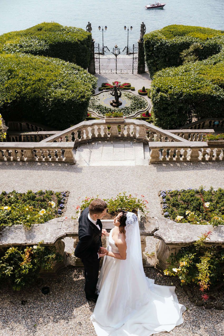 photo shooting in Villa Carlotta