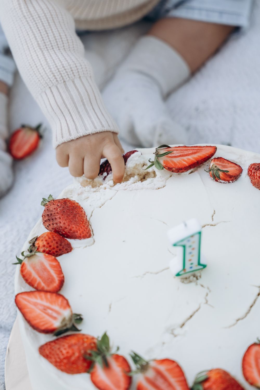 Focení k jednomu roku smash cake