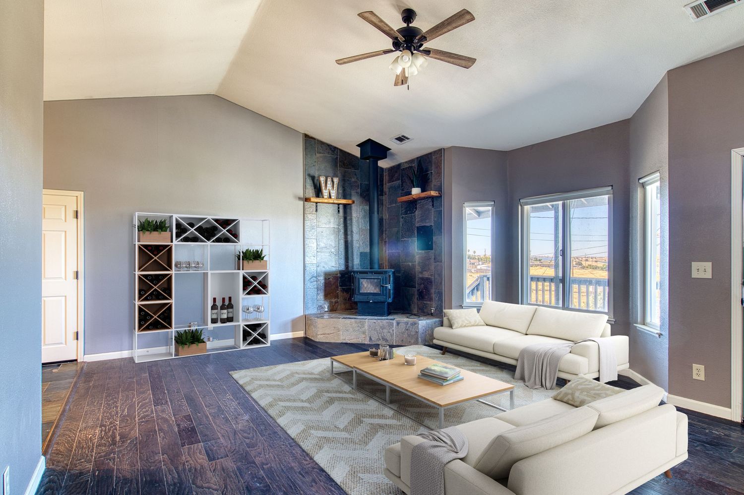 Livingroom after virtual staging