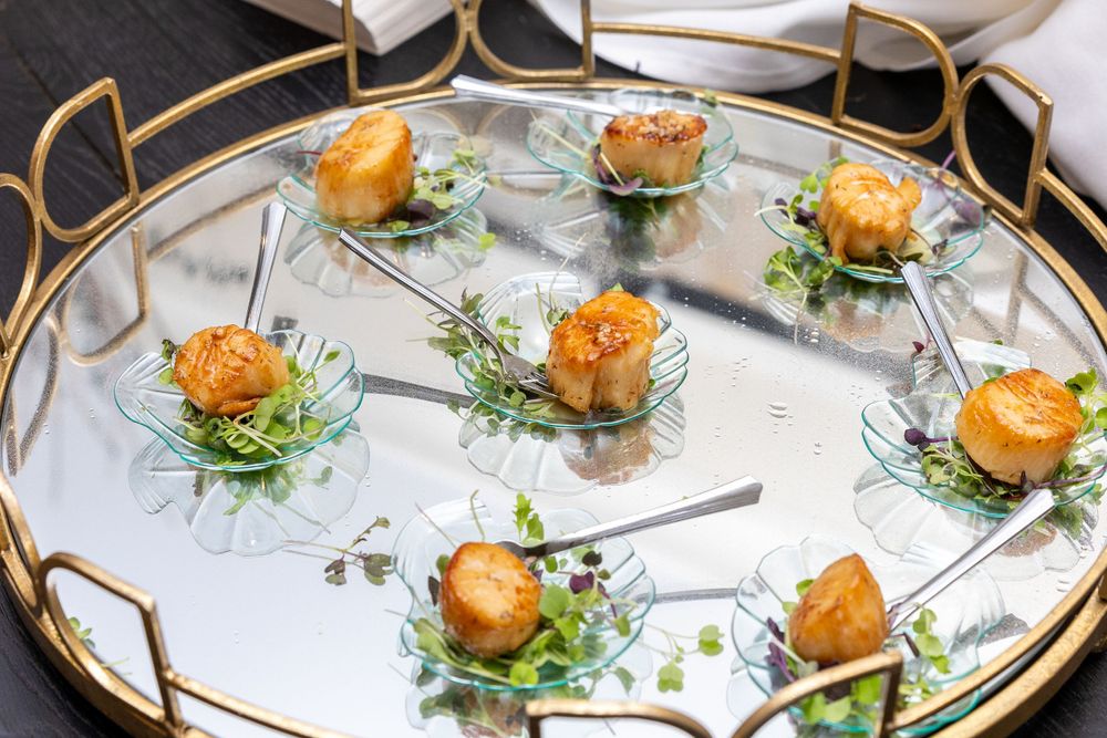 Detail shot of appetizers during event photography in Weston, MA near Boston, Massachusetts. Event photos Metrowest of Massachusetts