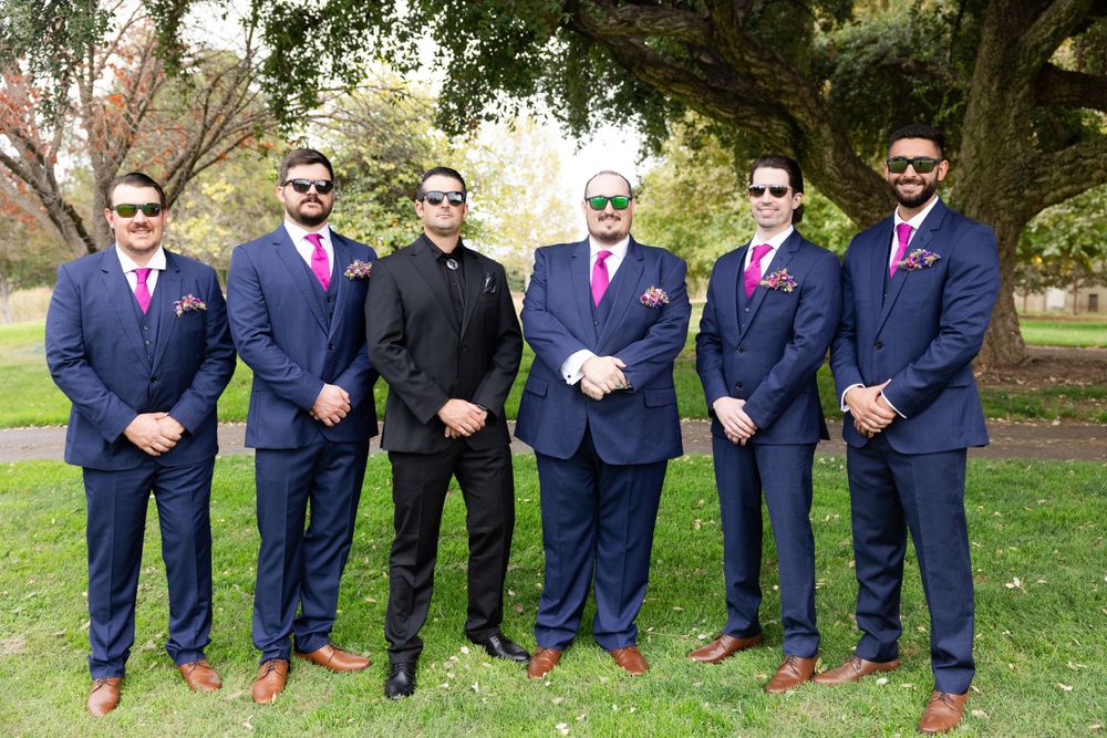 groomsmen portraits, golf course wedding, Chico Wedding Photographer, Northern California Wedding Photographer,